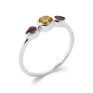 Bague Trois Pierres – Argent | Azuline